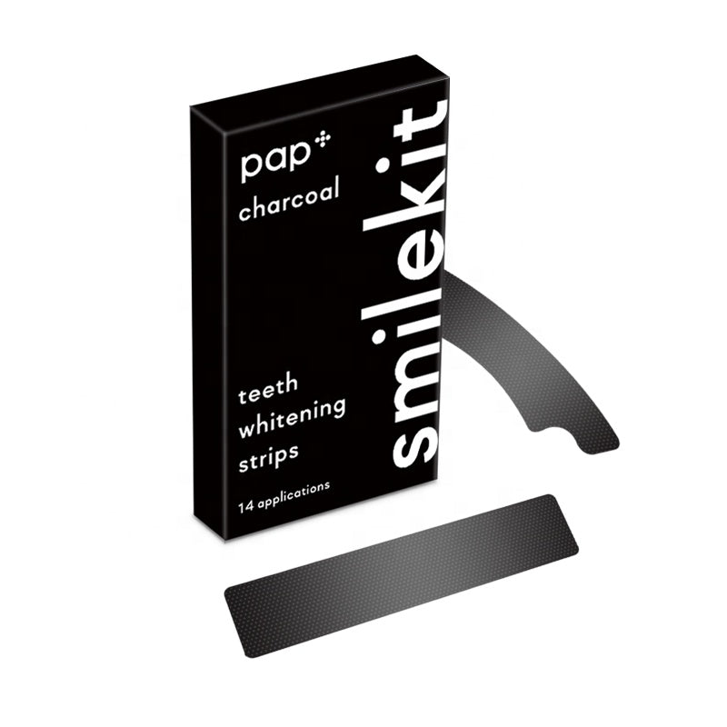 Smilekit Charcoal & Pap+ bleekstrips -