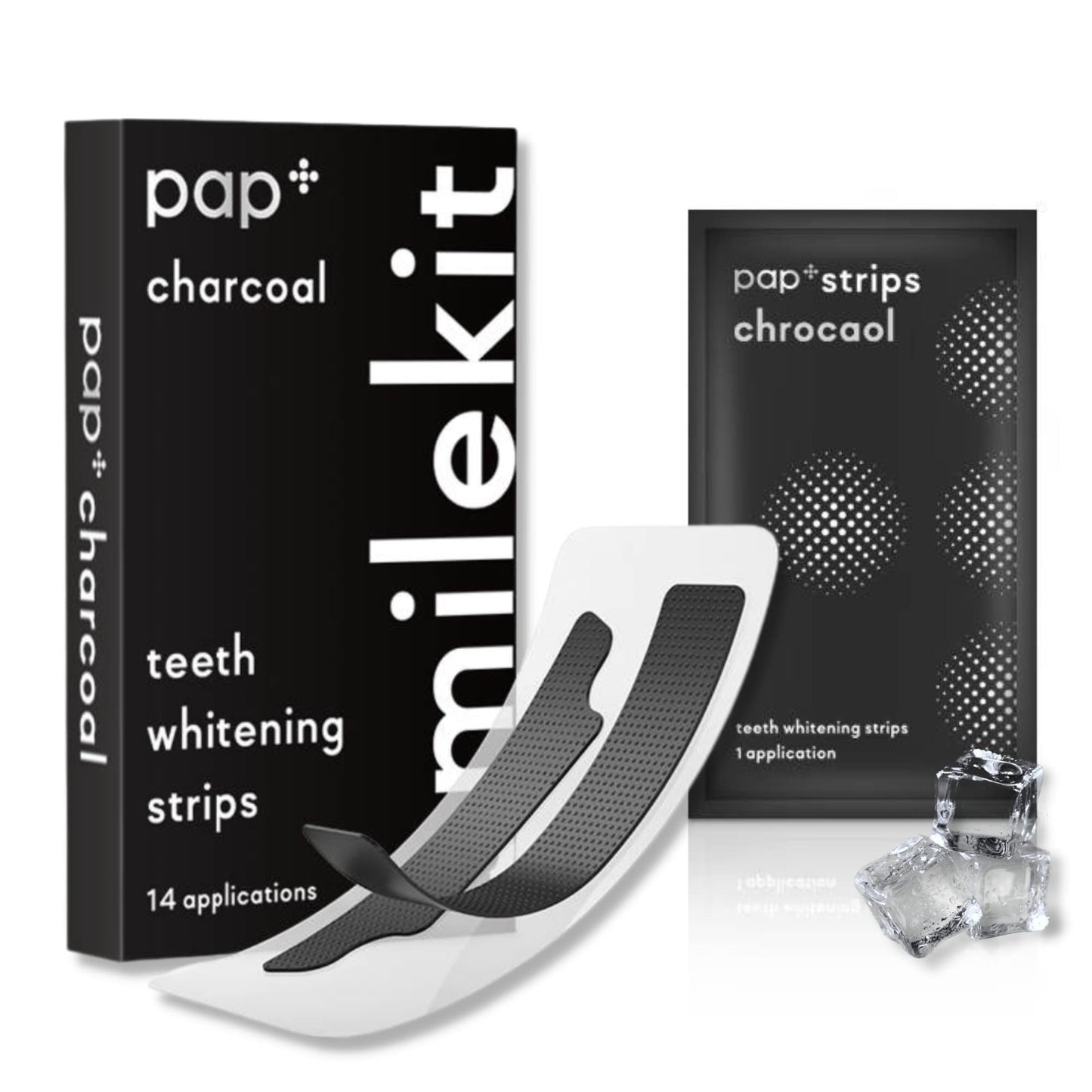 Smilekit Charcoal & Pap+ bleekstrips -