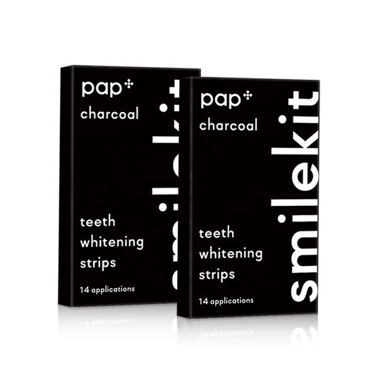 Smilekit Charcoal & Pap+ bleekstrips -